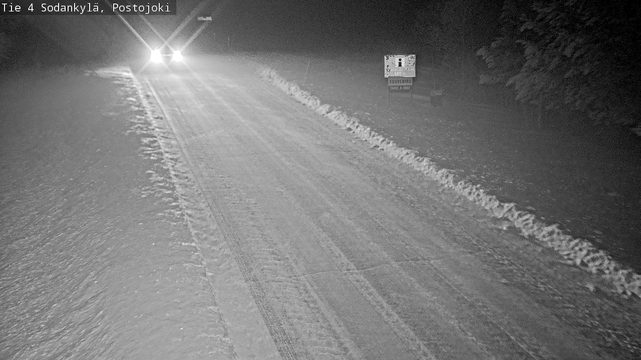 Weather Camera Image Road 4 Sodankylä, Postojoki, Sodankylä, Lappi