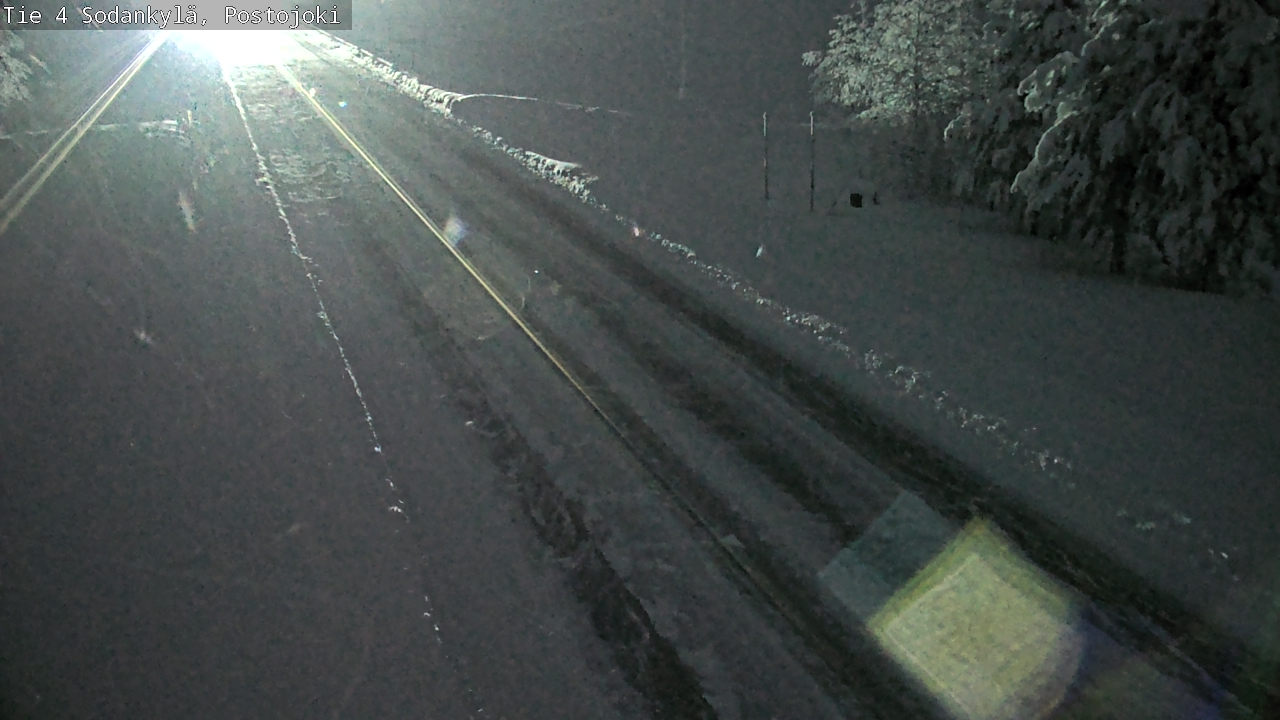 Weather Camera Image Väg 4 Sodankylä, Postojoki, Sodankylä, Lappi