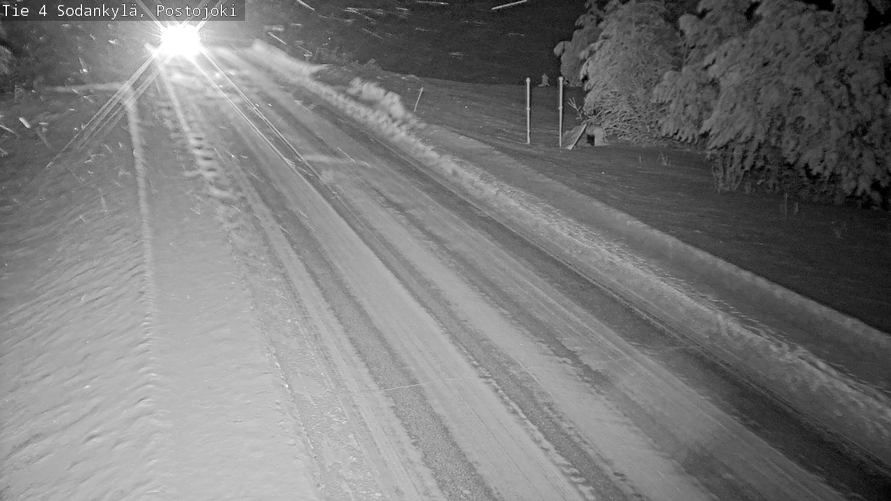 Weather Camera Image Road 4 Sodankylä, Postojoki, Sodankylä, Lappi