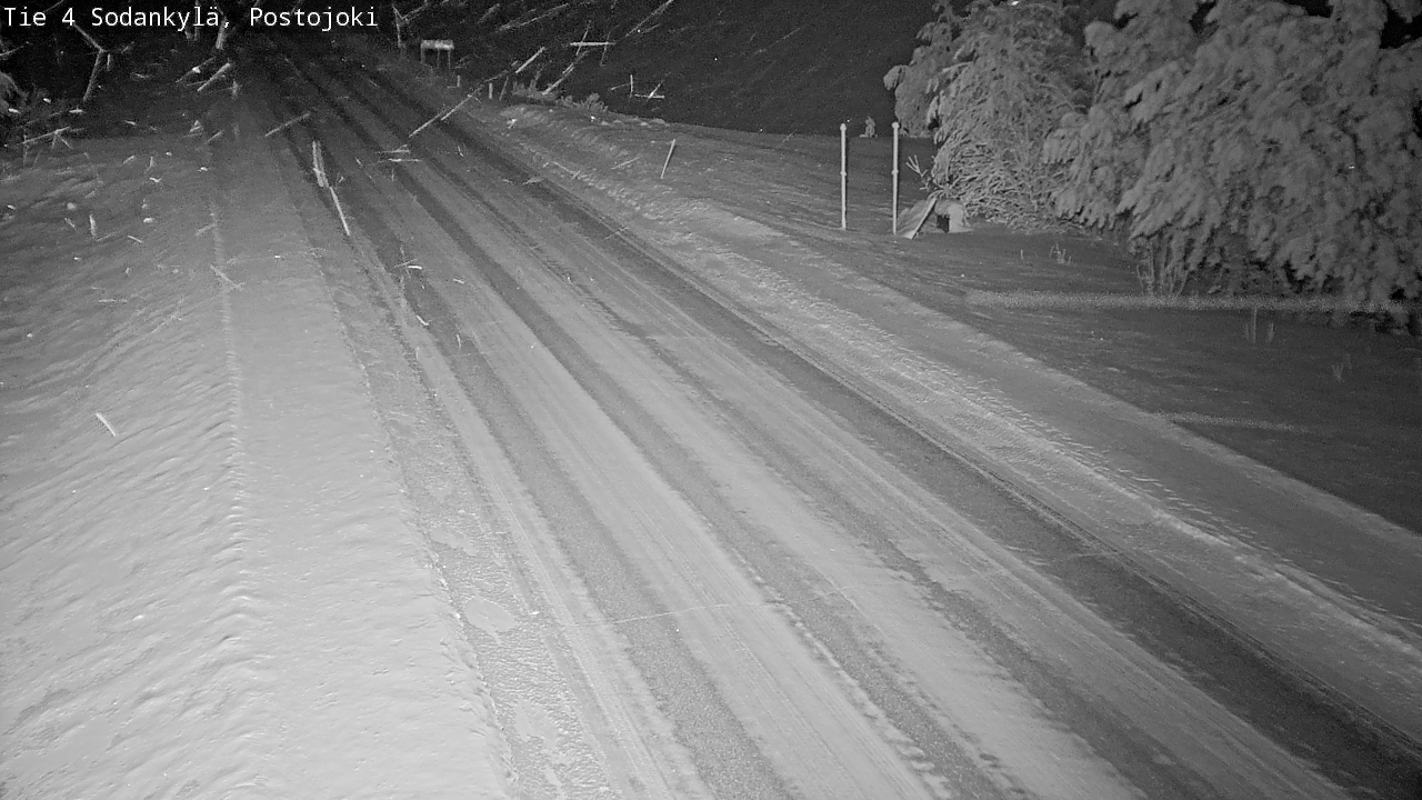 Weather Camera Image Road 4 Sodankylä, Postojoki, Sodankylä, Lappi