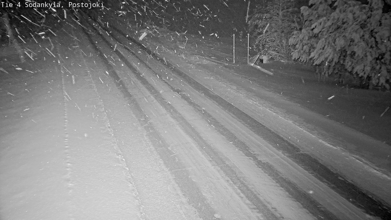 Weather Camera Image Road 4 Sodankylä, Postojoki, Sodankylä, Lappi