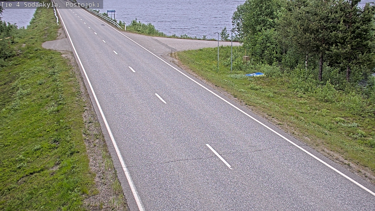 Weather Camera Image Väg 4 Sodankylä, Postojoki, Sodankylä, Lappi