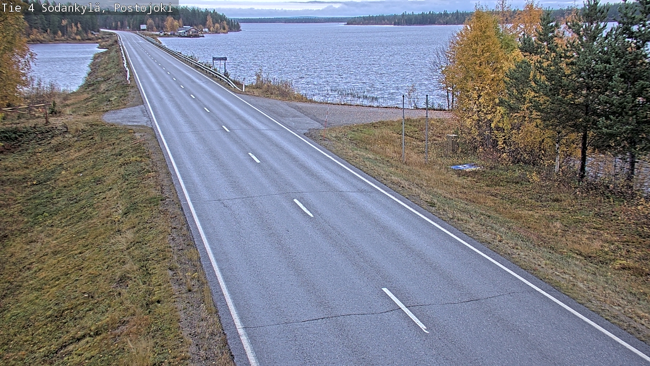 Weather Camera Image Road 4 Sodankylä, Postojoki, Sodankylä, Lappi