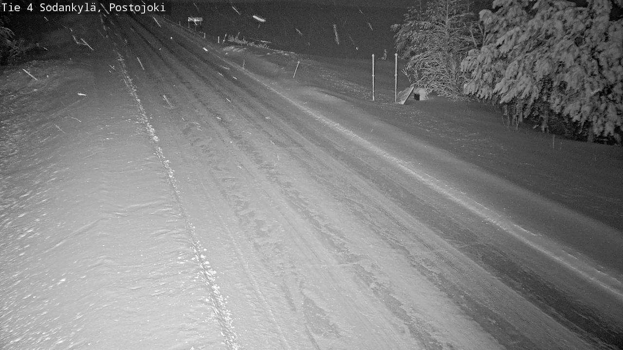 Weather Camera Image Road 4 Sodankylä, Postojoki, Sodankylä, Lappi