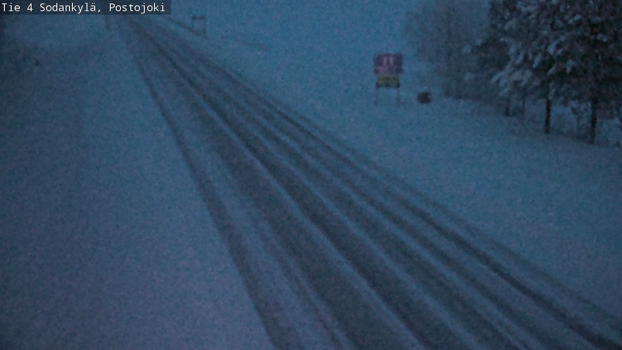 Weather Camera Image Road 4 Sodankylä, Postojoki, Sodankylä, Lappi