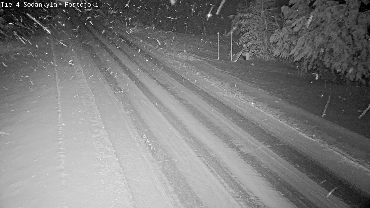 Weather Camera Image Road 4 Sodankylä, Postojoki, Sodankylä, Lappi