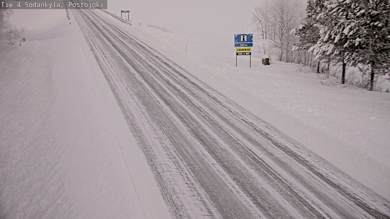 Weather Camera Image Road 4 Sodankylä, Postojoki, Sodankylä, Lappi