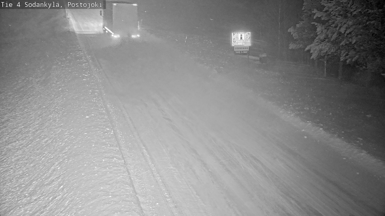 Weather Camera Image Road 4 Sodankylä, Postojoki, Sodankylä, Lappi