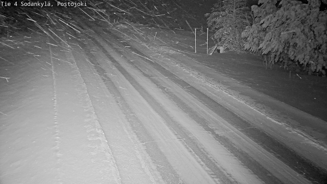 Weather Camera Image Road 4 Sodankylä, Postojoki, Sodankylä, Lappi