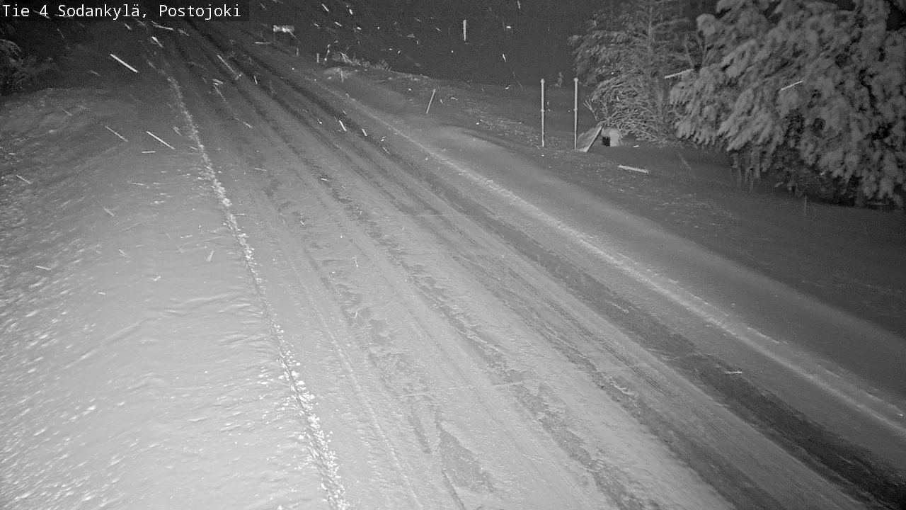 Weather Camera Image Road 4 Sodankylä, Postojoki, Sodankylä, Lappi