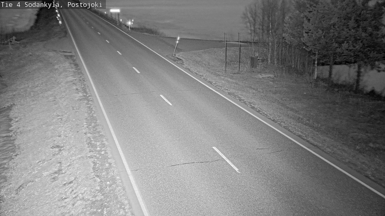 Weather Camera Image Väg 4 Sodankylä, Postojoki, Sodankylä, Lappi