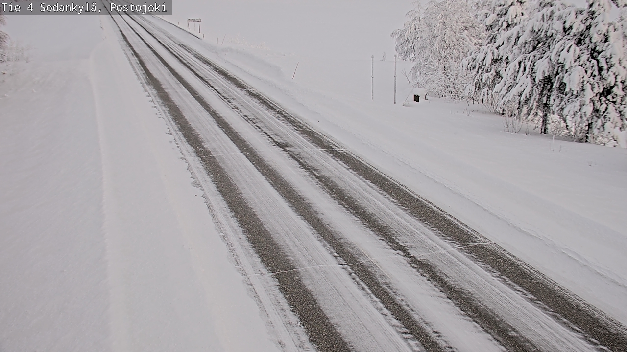 Weather Camera Image Road 4 Sodankylä, Postojoki, Sodankylä, Lappi