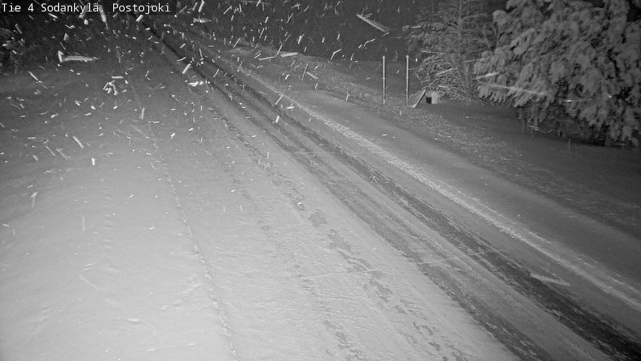 Weather Camera Image Road 4 Sodankylä, Postojoki, Sodankylä, Lappi
