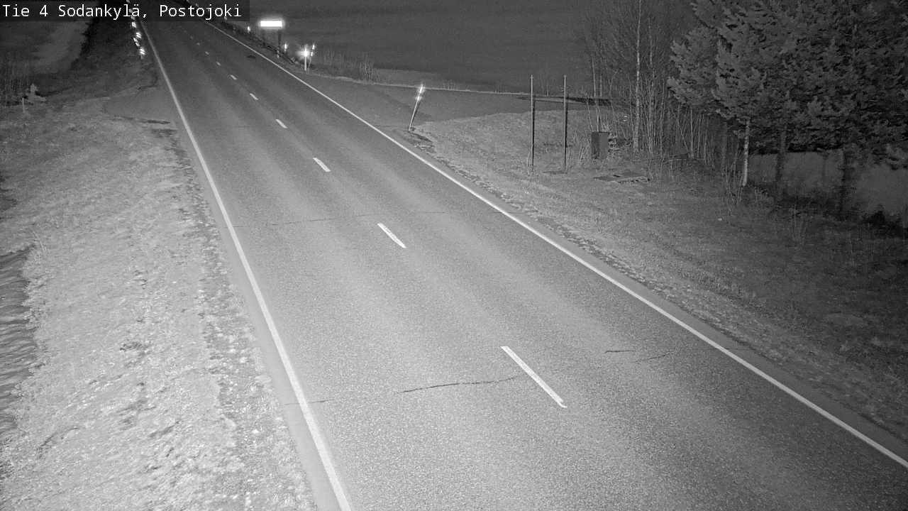 Weather Camera Image Väg 4 Sodankylä, Postojoki, Sodankylä, Lappi