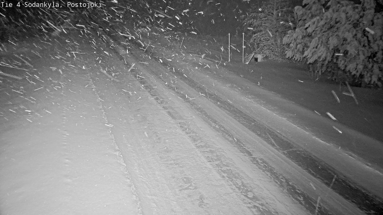 Weather Camera Image Road 4 Sodankylä, Postojoki, Sodankylä, Lappi