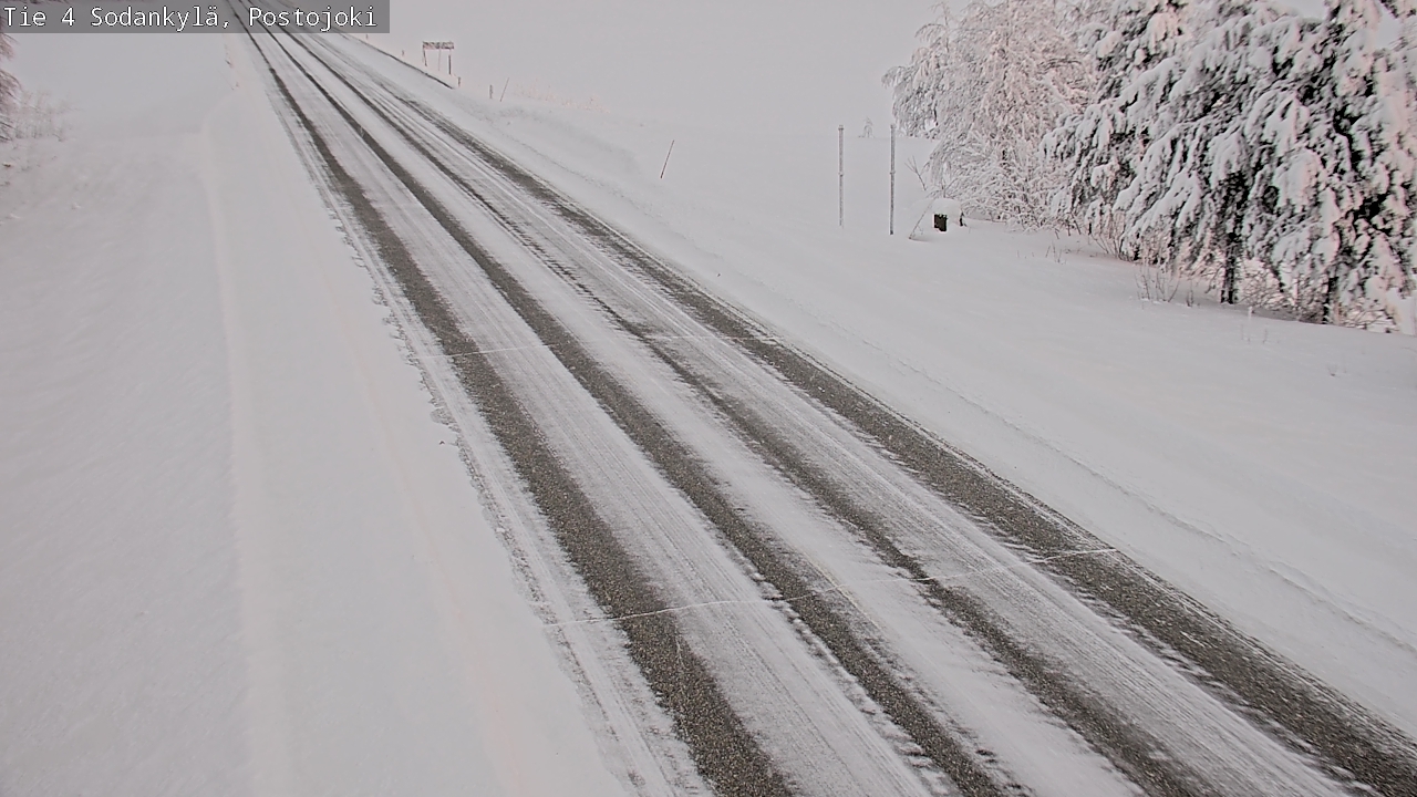 Weather Camera Image Road 4 Sodankylä, Postojoki, Sodankylä, Lappi