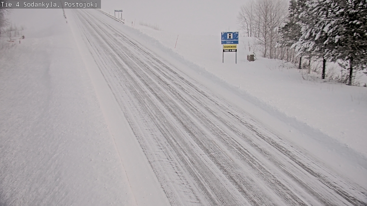 Weather Camera Image Road 4 Sodankylä, Postojoki, Sodankylä, Lappi