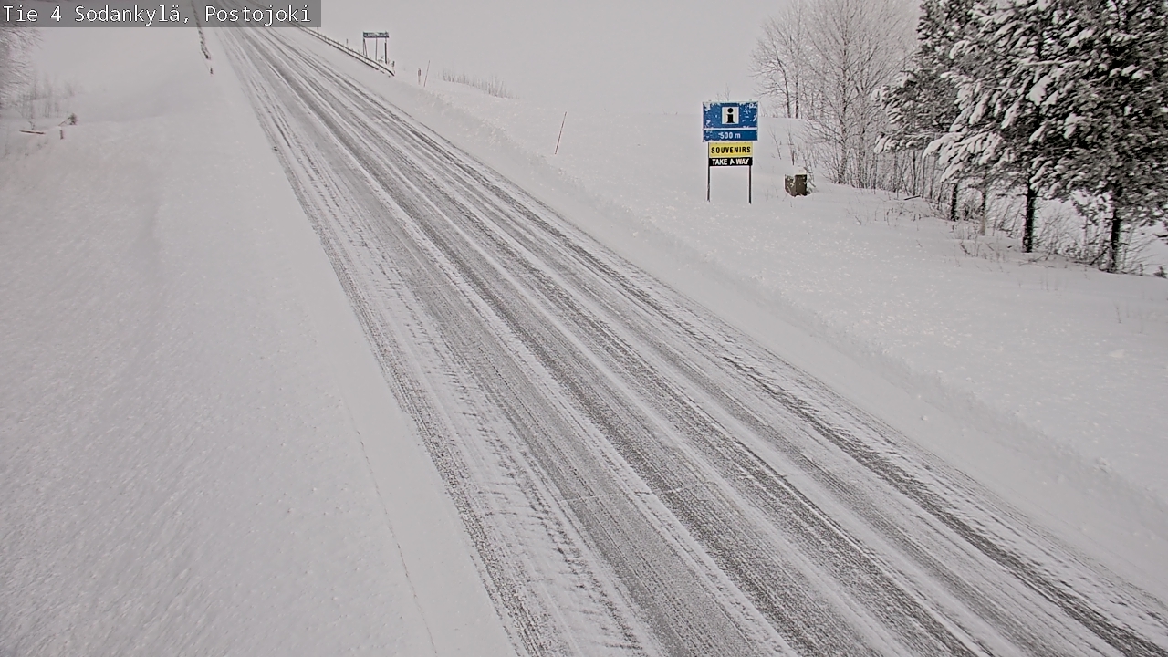 Weather Camera Image Road 4 Sodankylä, Postojoki, Sodankylä, Lappi