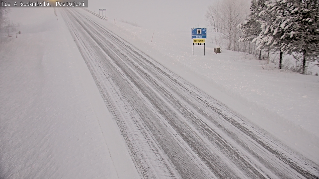 Weather Camera Image Road 4 Sodankylä, Postojoki, Sodankylä, Lappi
