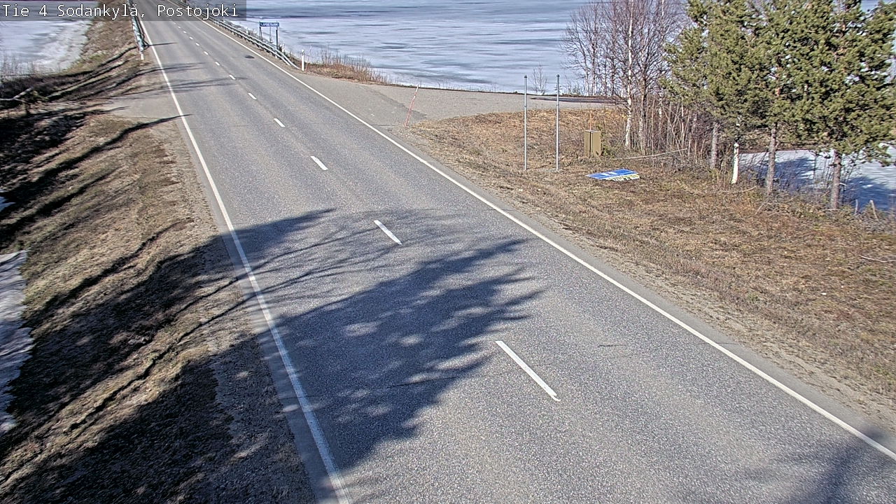 Weather Camera Image Väg 4 Sodankylä, Postojoki, Sodankylä, Lappi