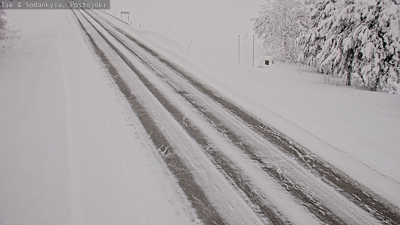 Weather Camera Image Road 4 Sodankylä, Postojoki, Sodankylä, Lappi