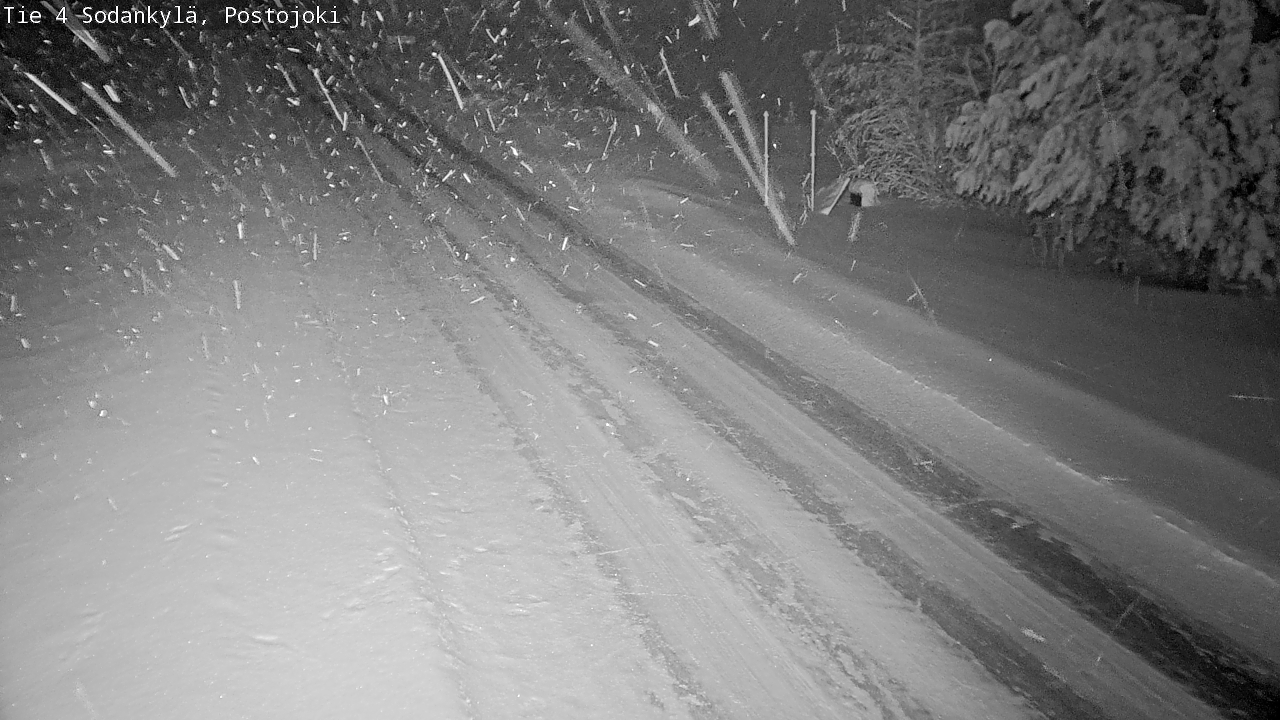 Weather Camera Image Road 4 Sodankylä, Postojoki, Sodankylä, Lappi