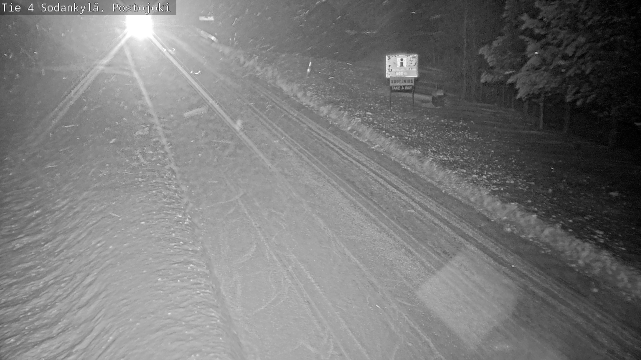 Weather Camera Image Road 4 Sodankylä, Postojoki, Sodankylä, Lappi