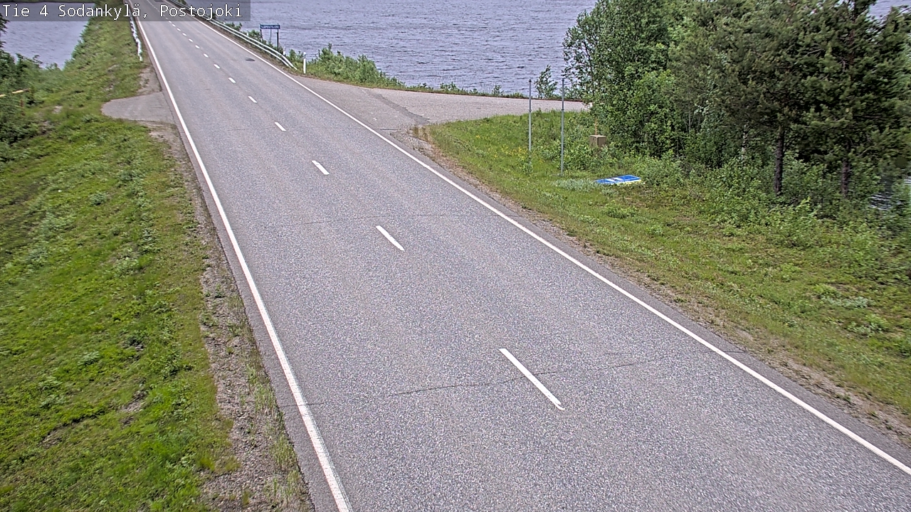 Weather Camera Image Väg 4 Sodankylä, Postojoki, Sodankylä, Lappi