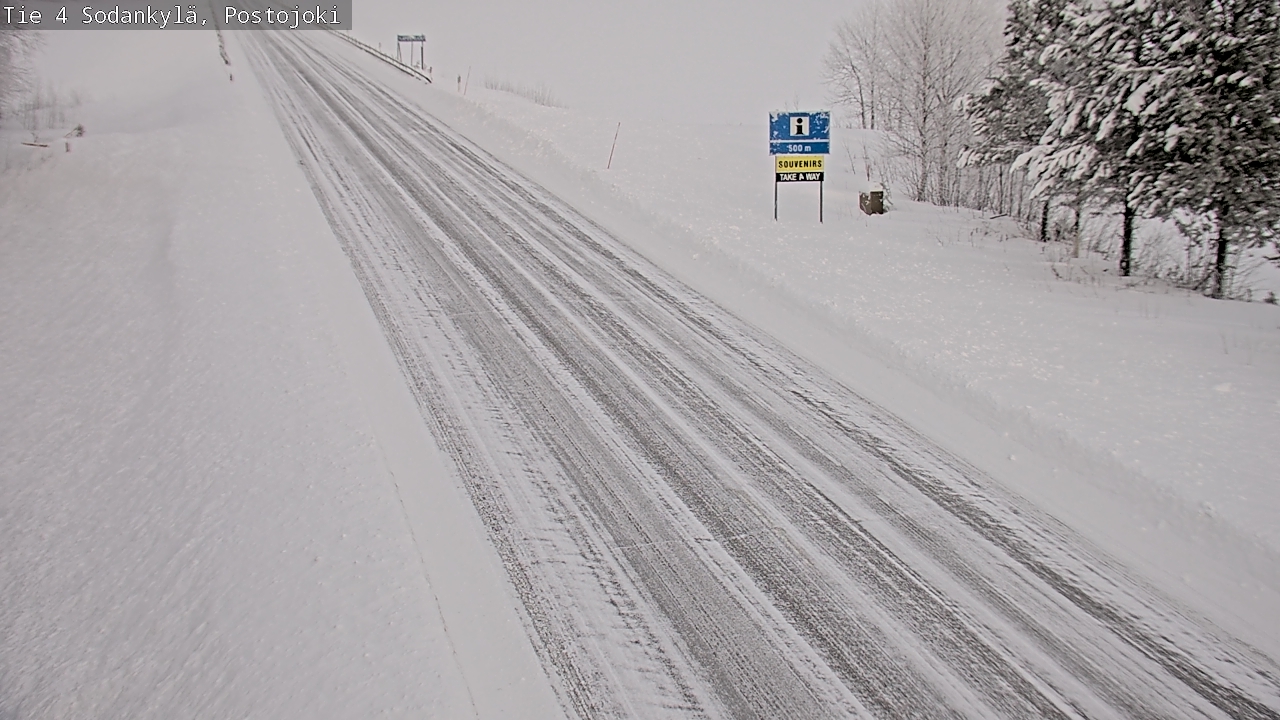 Weather Camera Image Road 4 Sodankylä, Postojoki, Sodankylä, Lappi