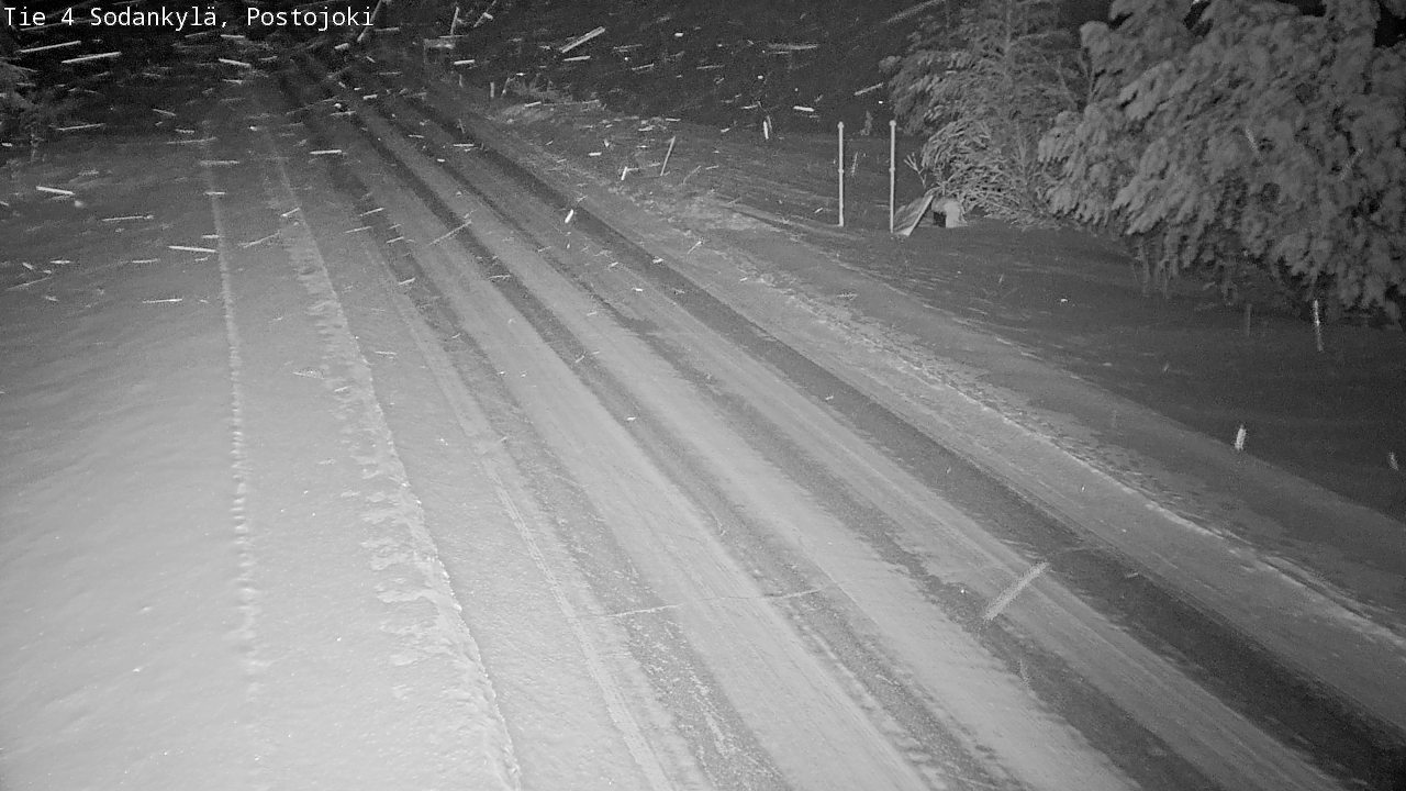 Weather Camera Image Road 4 Sodankylä, Postojoki, Sodankylä, Lappi