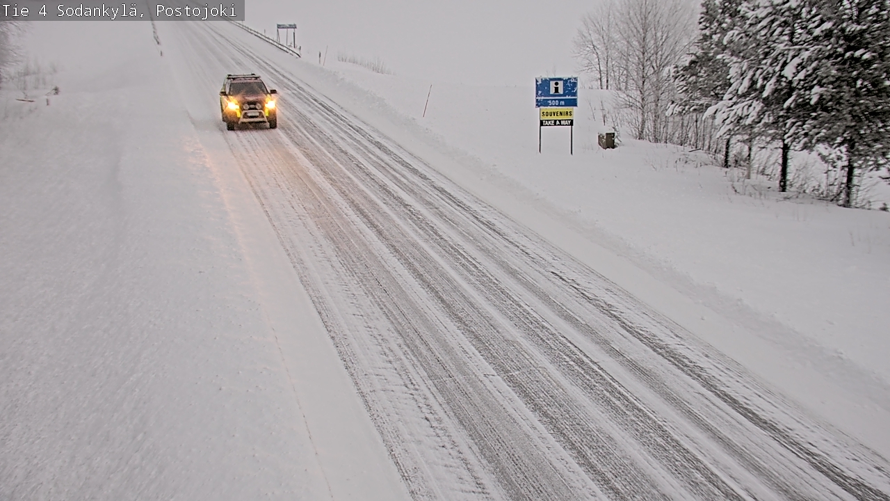 Weather Camera Image Road 4 Sodankylä, Postojoki, Sodankylä, Lappi