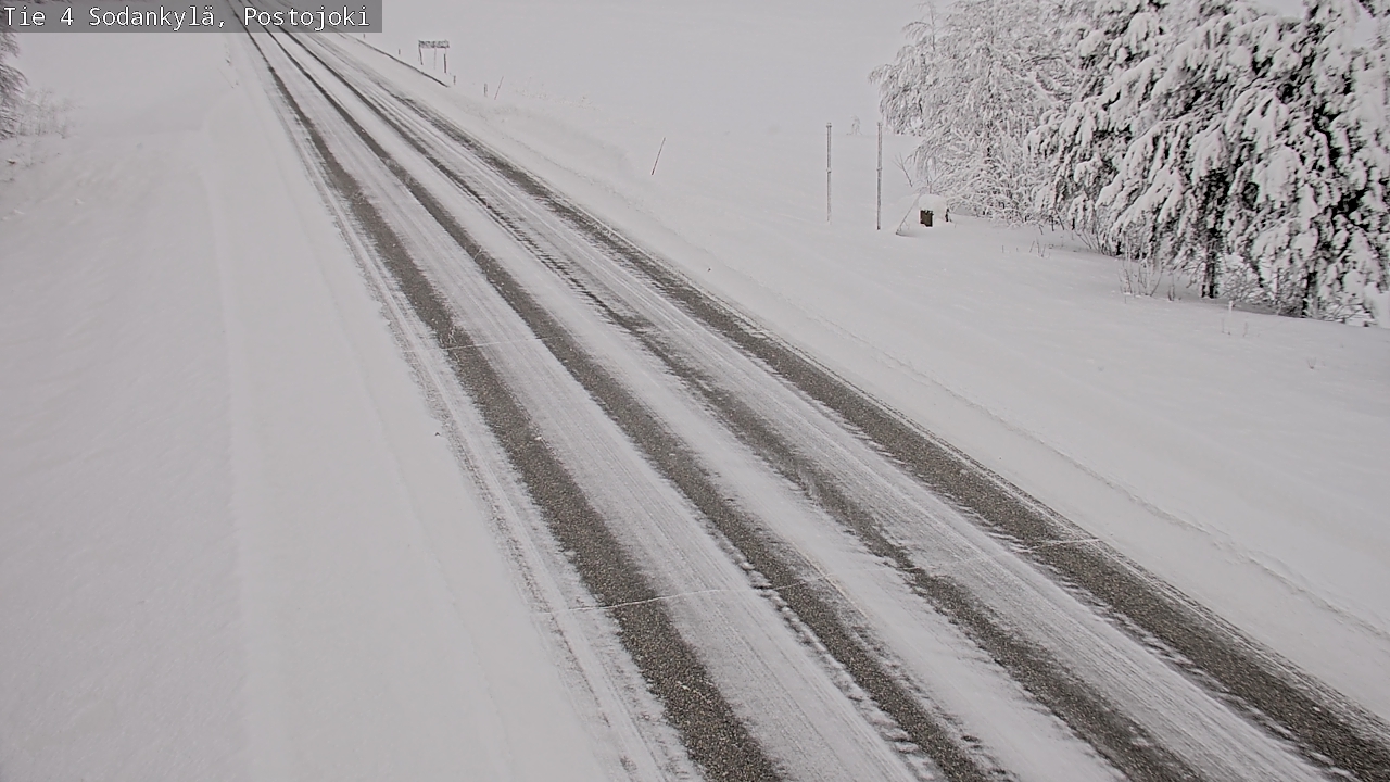 Weather Camera Image Road 4 Sodankylä, Postojoki, Sodankylä, Lappi