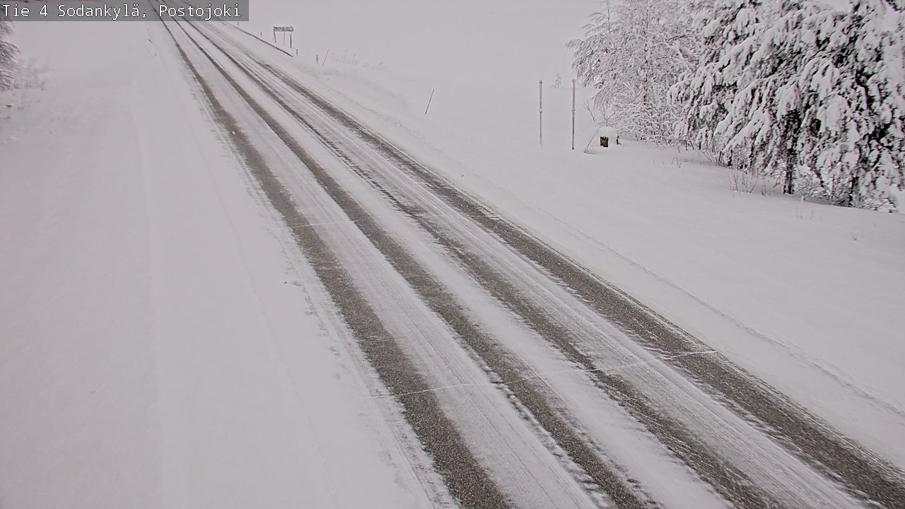 Weather Camera Image Road 4 Sodankylä, Postojoki, Sodankylä, Lappi