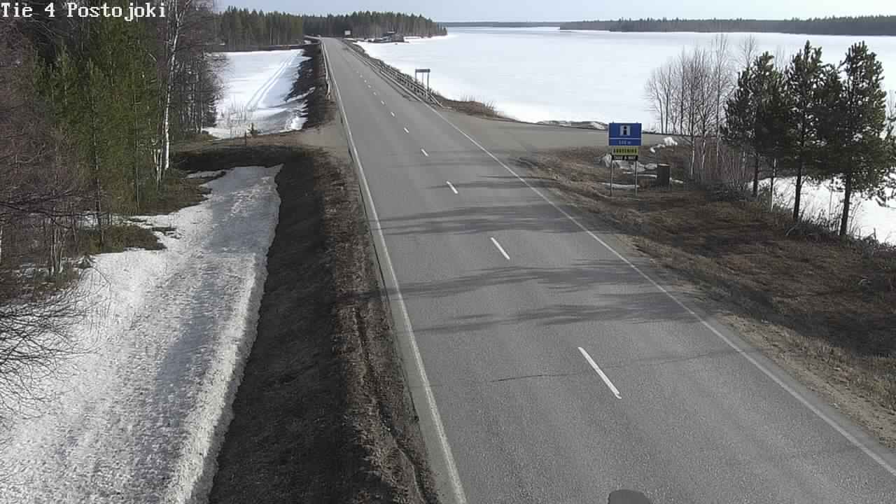 Weather Camera Image Väg 4 Sodankylä, Postojoki, Sodankylä, Lappi