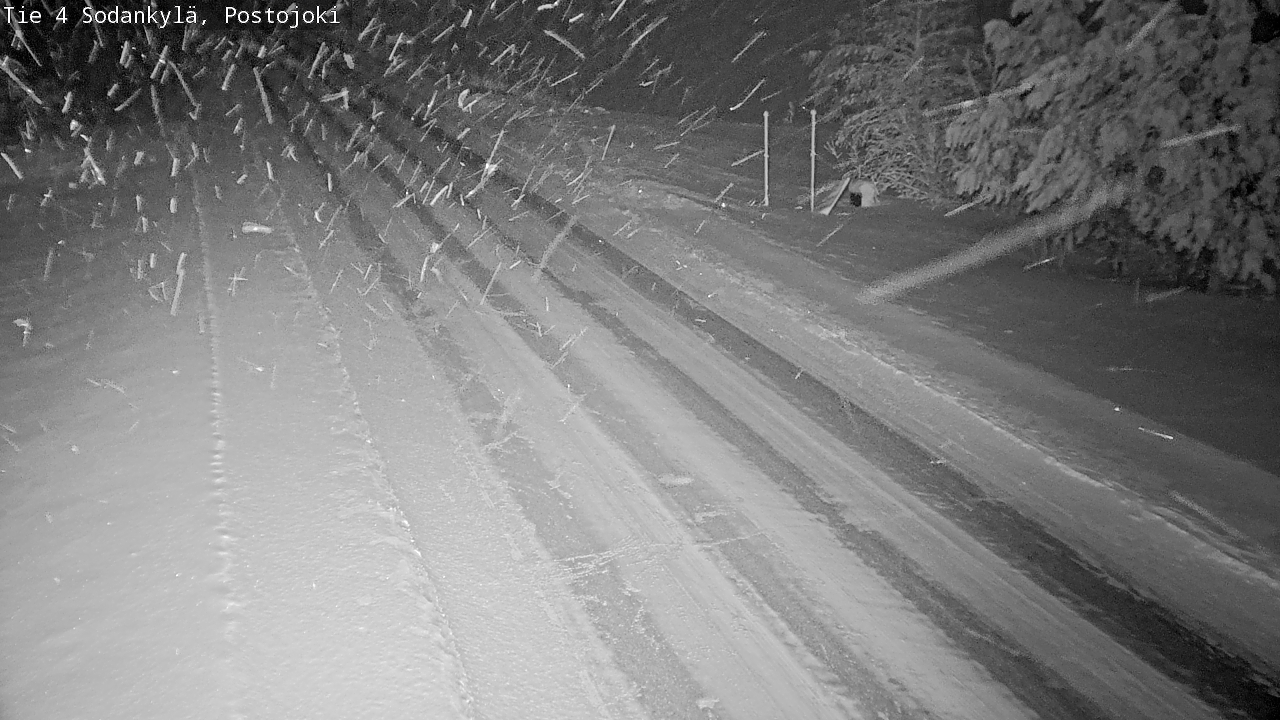 Weather Camera Image Road 4 Sodankylä, Postojoki, Sodankylä, Lappi