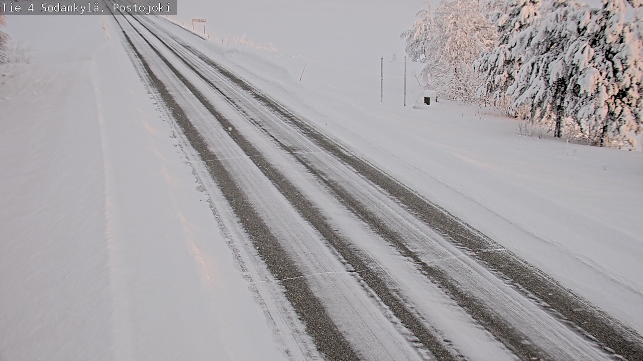 Weather Camera Image Road 4 Sodankylä, Postojoki, Sodankylä, Lappi