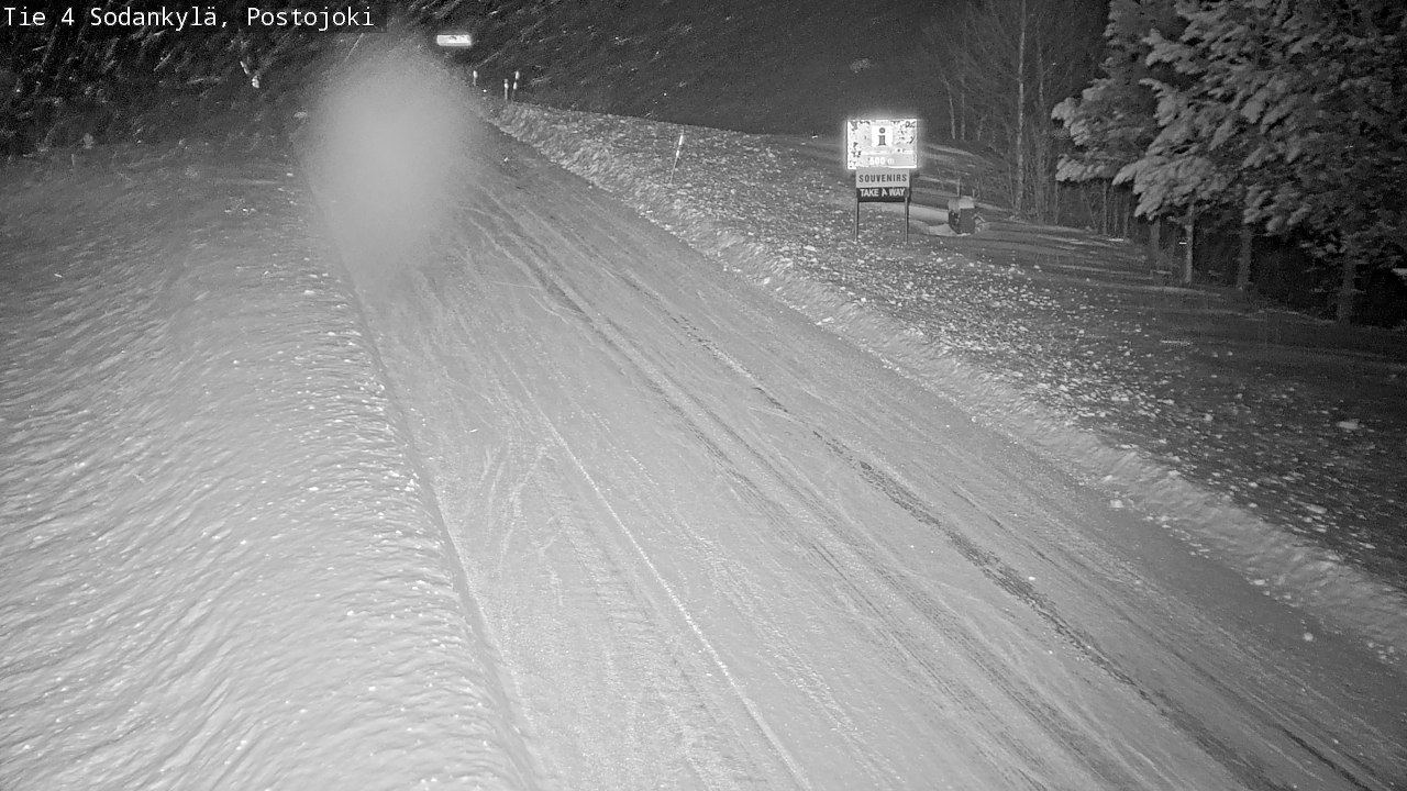 Weather Camera Image Road 4 Sodankylä, Postojoki, Sodankylä, Lappi