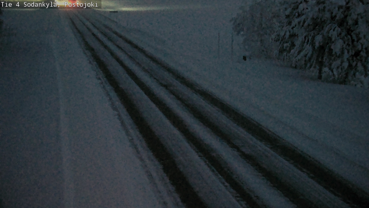 Weather Camera Image Road 4 Sodankylä, Postojoki, Sodankylä, Lappi