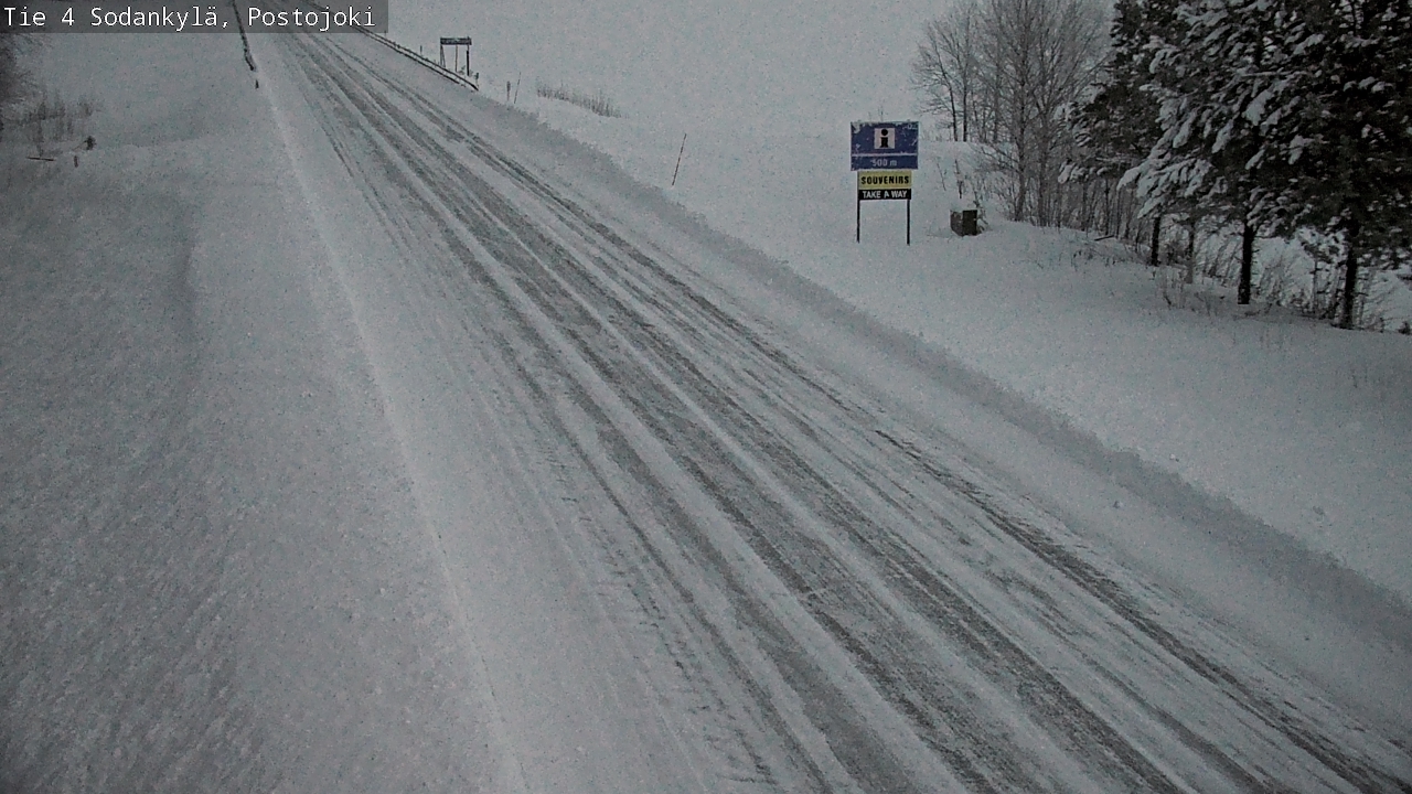 Weather Camera Image Road 4 Sodankylä, Postojoki, Sodankylä, Lappi