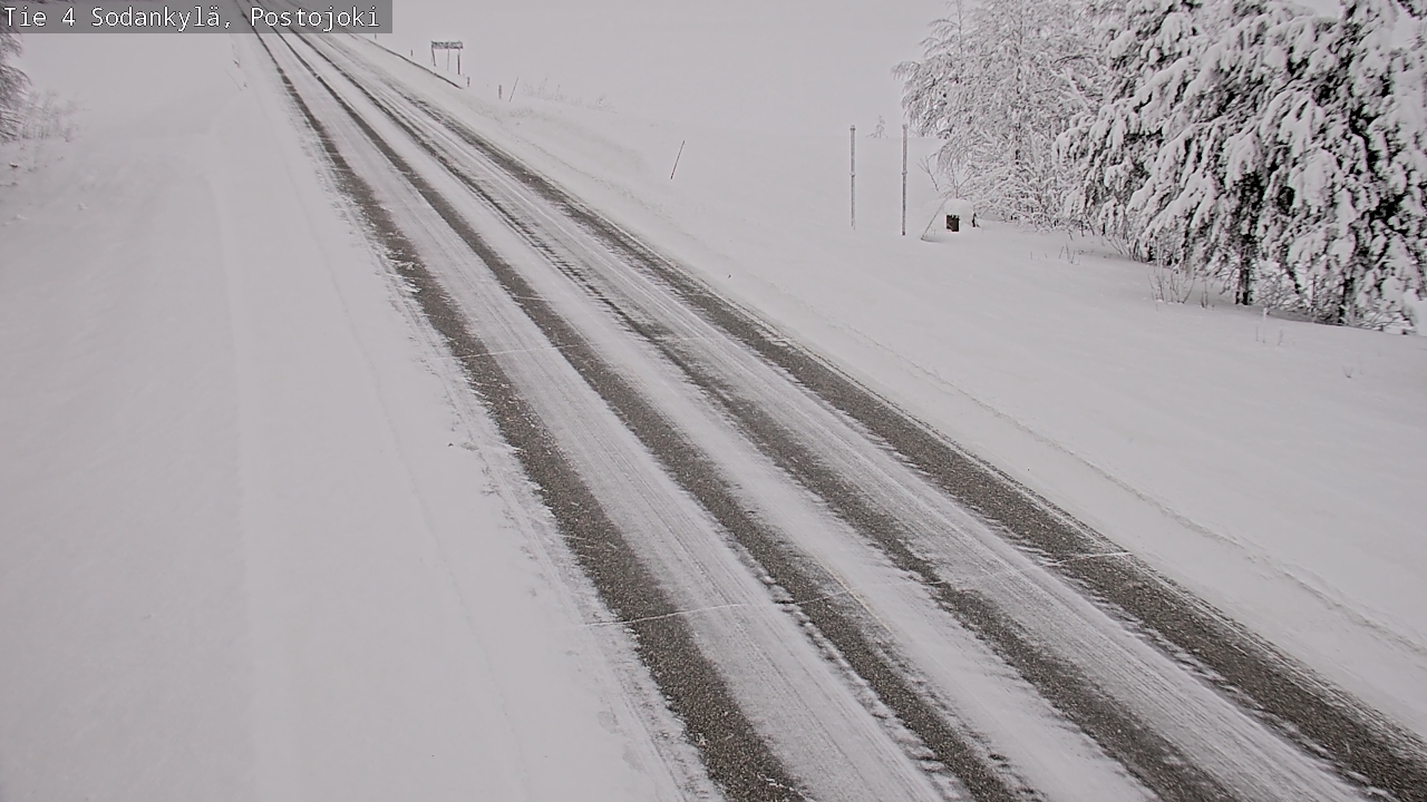 Weather Camera Image Road 4 Sodankylä, Postojoki, Sodankylä, Lappi