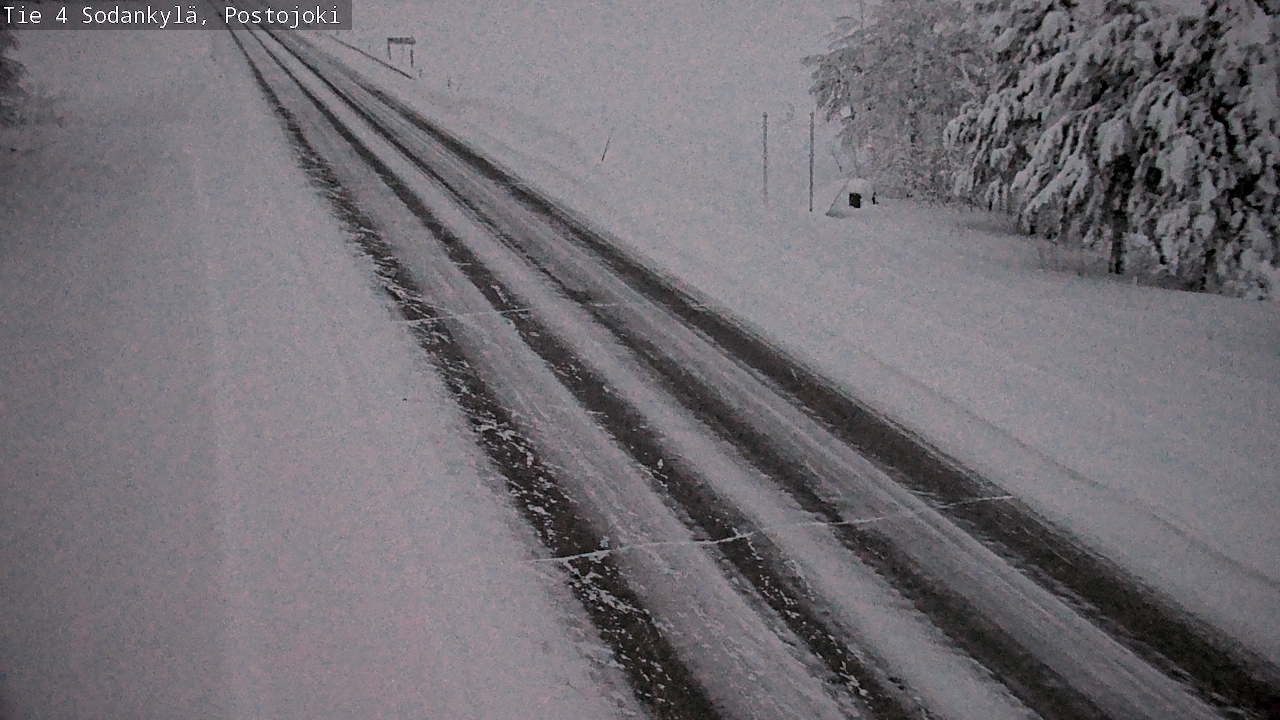 Weather Camera Image Road 4 Sodankylä, Postojoki, Sodankylä, Lappi