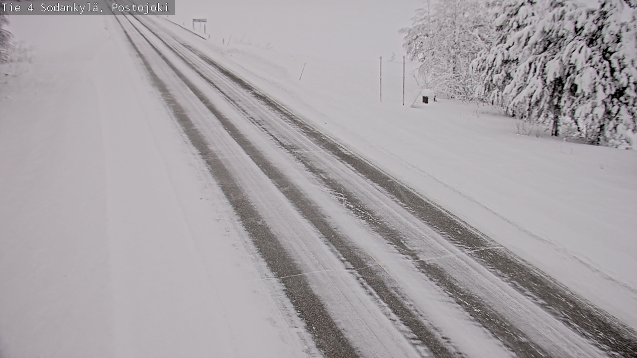 Weather Camera Image Road 4 Sodankylä, Postojoki, Sodankylä, Lappi