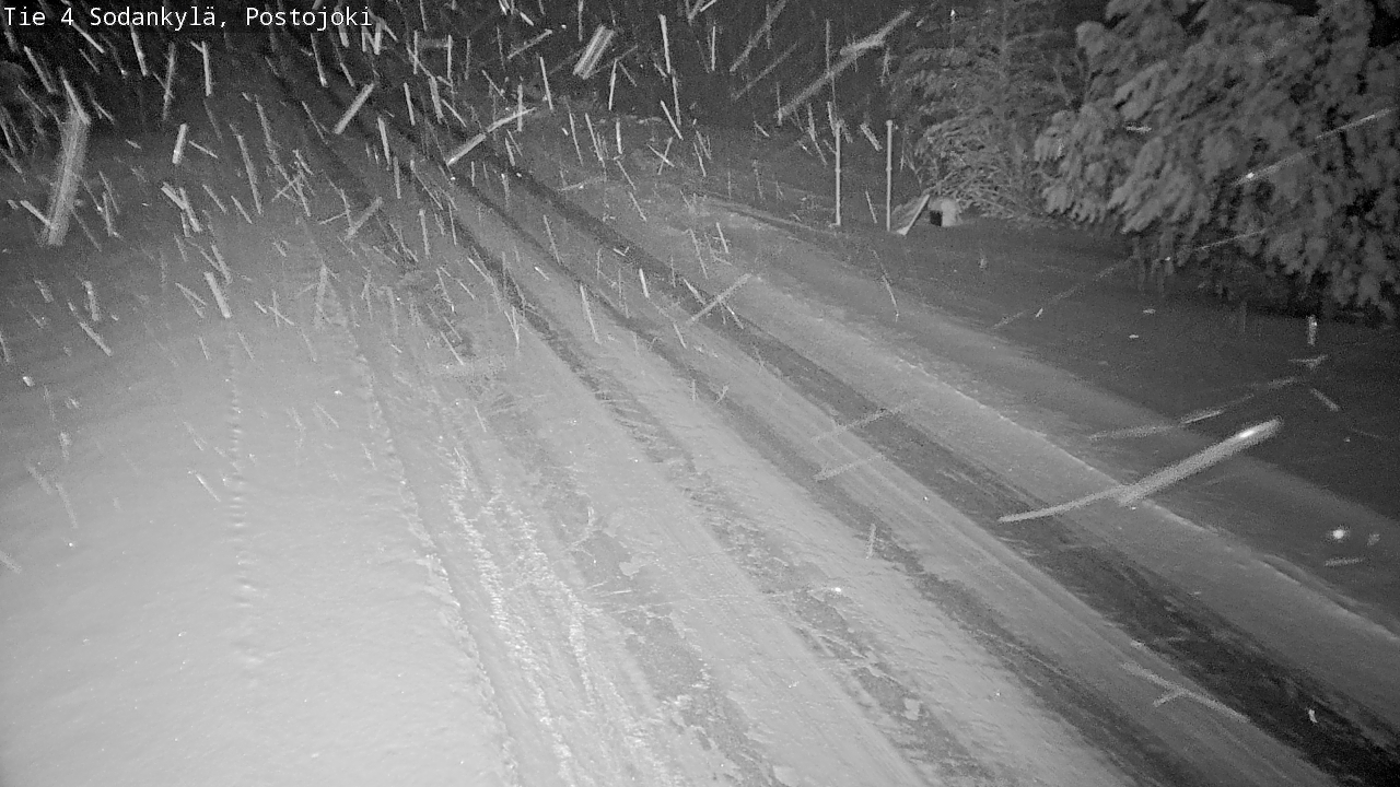 Weather Camera Image Road 4 Sodankylä, Postojoki, Sodankylä, Lappi