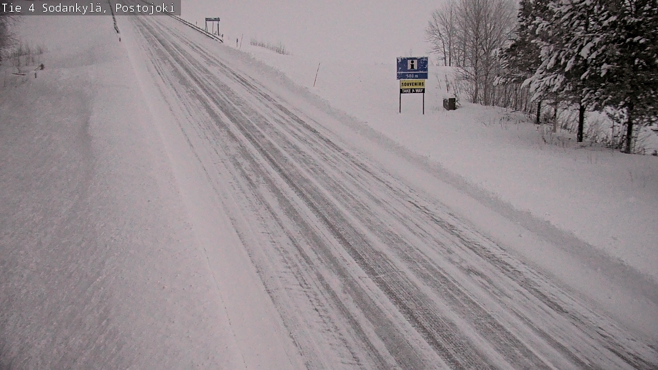 Weather Camera Image Road 4 Sodankylä, Postojoki, Sodankylä, Lappi