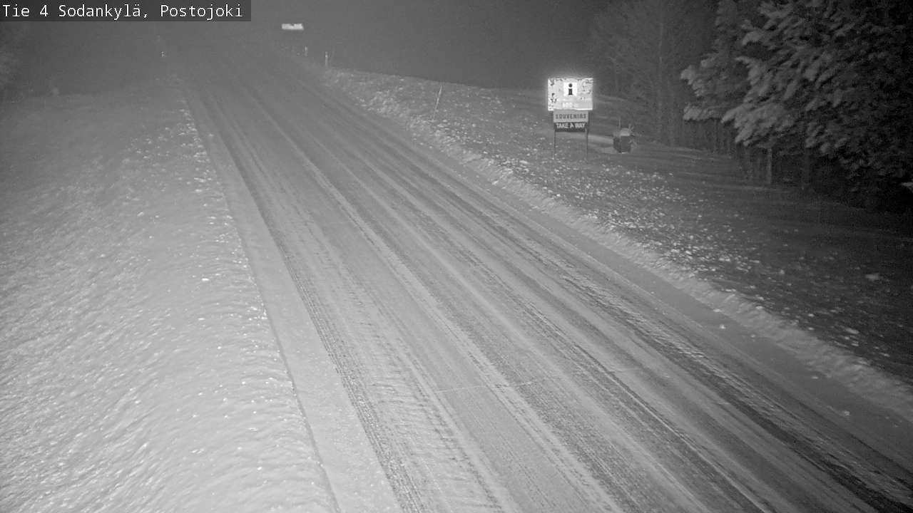 Weather Camera Image Road 4 Sodankylä, Postojoki, Sodankylä, Lappi