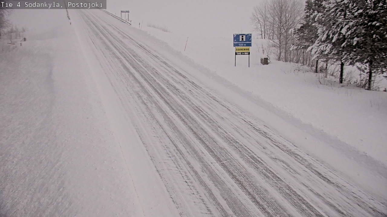 Weather Camera Image Road 4 Sodankylä, Postojoki, Sodankylä, Lappi