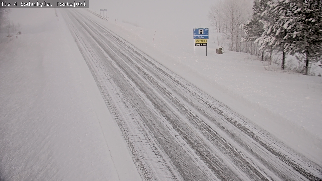 Weather Camera Image Road 4 Sodankylä, Postojoki, Sodankylä, Lappi