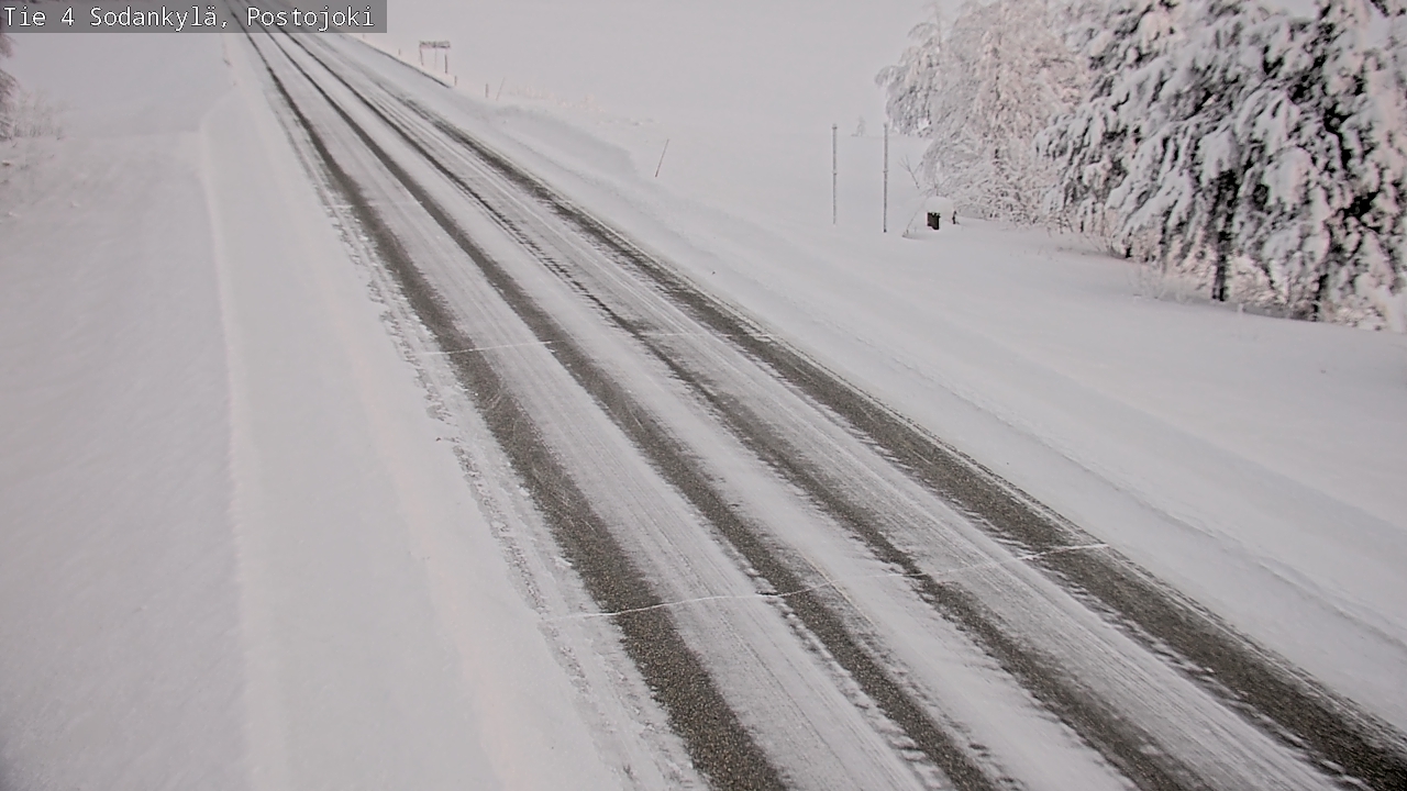 Weather Camera Image Road 4 Sodankylä, Postojoki, Sodankylä, Lappi