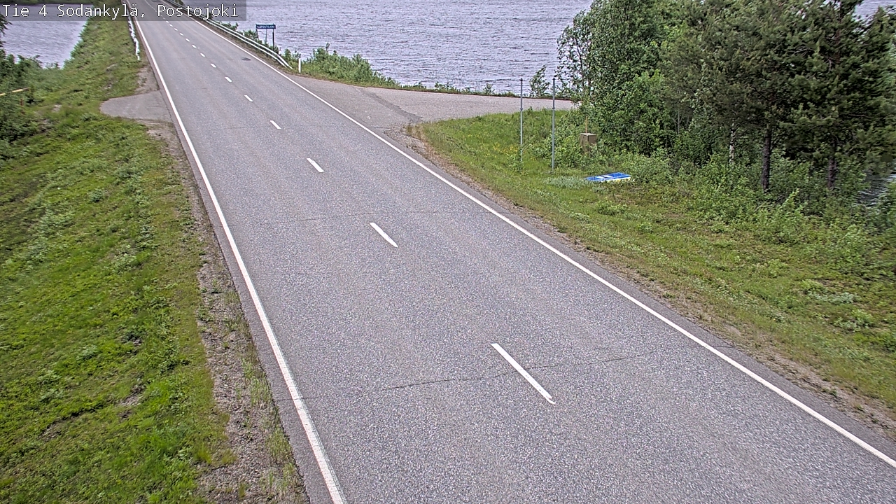 Weather Camera Image Väg 4 Sodankylä, Postojoki, Sodankylä, Lappi