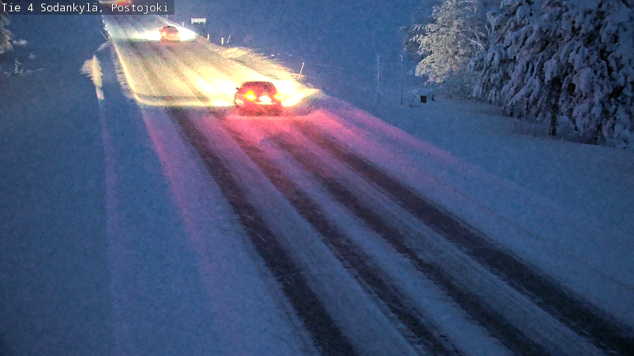 Weather Camera Image Road 4 Sodankylä, Postojoki, Sodankylä, Lappi